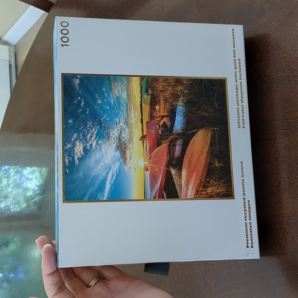 1000 Piece Rhode Island Beach Sunrise Puzzle Buffalo Games Colorful Kayak - Picture 8 of 9